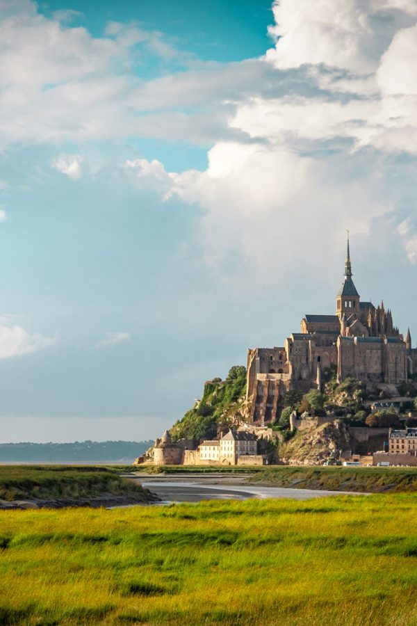 vue sur pré-salé et le Mont Saint Michel